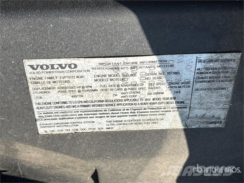 Volvo VNR 6x4 T/A Day Cab Truck Tractor (Inoperable) Motrici e Trattori Stradali