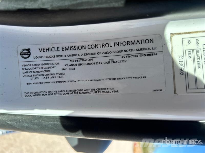 Volvo VNR300 6x4 T/A Day Cab Truck Tractor Trekkers
