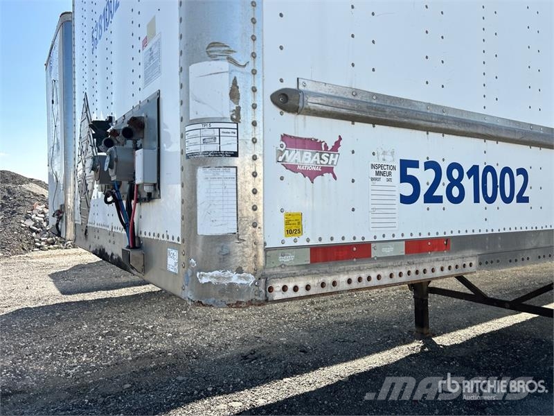 Wabash 48 ft x 102 in T/A Van Trailer Carrocería de caja