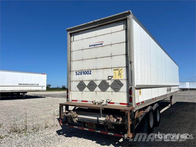 Wabash 48 ft x 102 in T/A Van Trailer Carrocería de caja