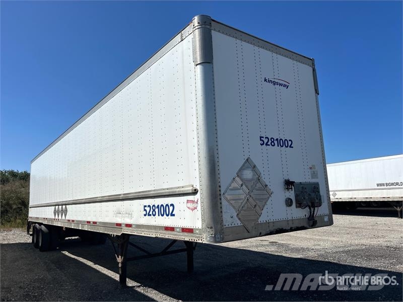 Wabash 48 ft x 102 in T/A Van Trailer Carrocería de caja