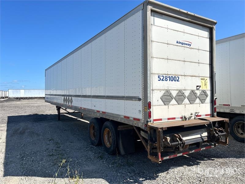 Wabash 48 ft x 102 in T/A Van Trailer Carrocería de caja