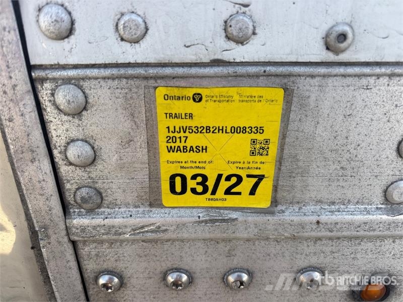 Wabash 53 ft x 102 in T/A Refrigerated Trailer Frysetrailer Semi