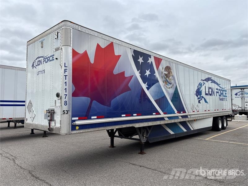 Wabash 53 ft x 102 in T/A Van Trailer Prikolice zabojniki