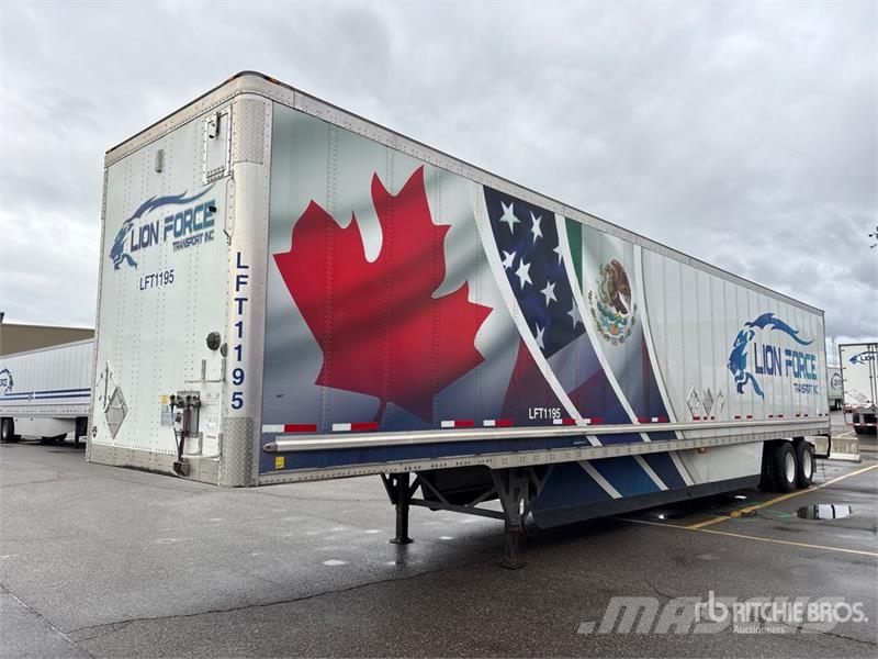Wabash 53 ft x 102 in T/A Van Trailer Dengtos priekabos