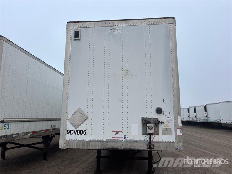Wabash 53 ft x 102 in T/A Van Trailer Ρυμούλκες κλούβα
