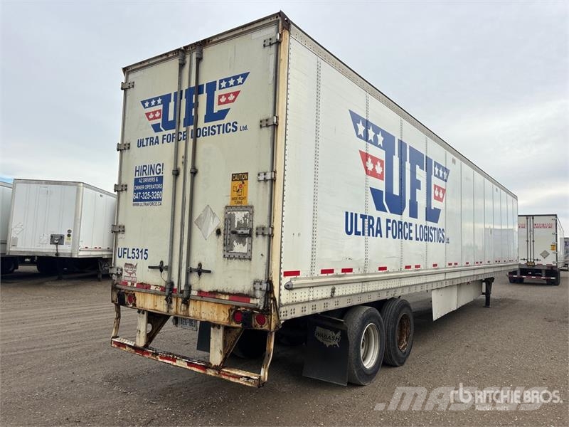 Wabash 53 ft x 102 in T/A Van Trailer Furgons