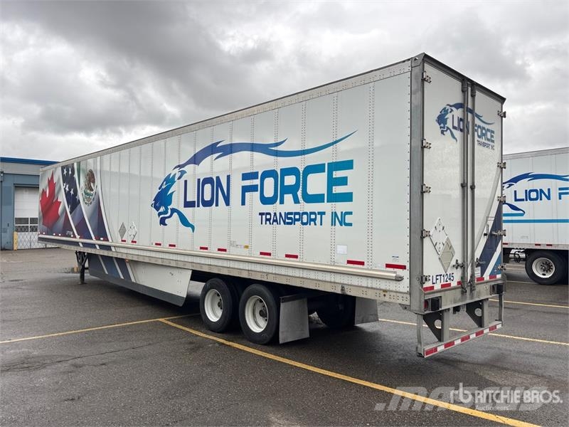 Wabash 53 ft x 102 in T/A Van Trailer Dengtos priekabos