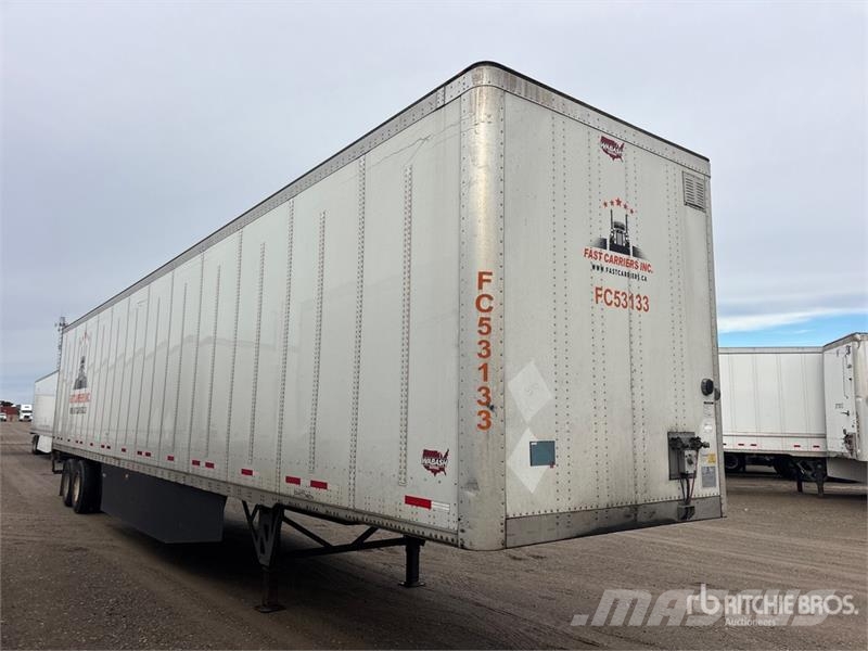 Wabash 53 ft x 102 in T/A Van Trailer Furgons