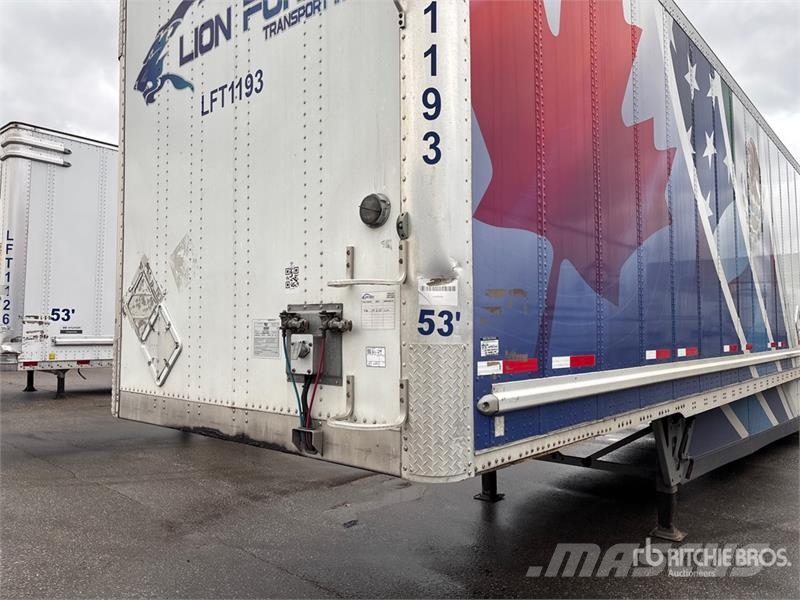 Wabash 53 ft x 102 in T/A Van Trailer Gesloten opbouw trailers