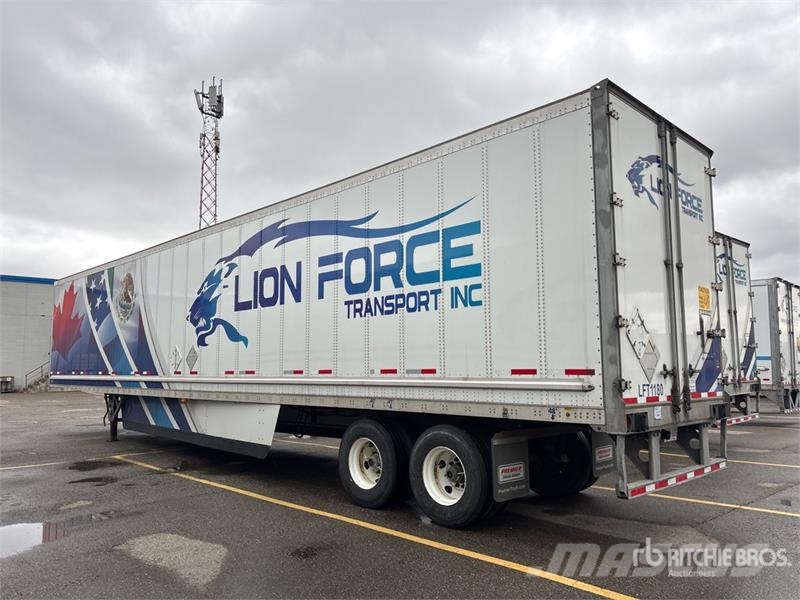 Wabash 53 ft x 102 in T/A Van Trailer Dengtos priekabos