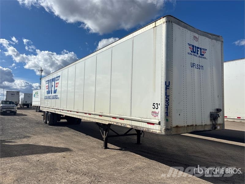 Wabash 53 ft x 102 in T/A Van Trailer ボックスボディートレーラー