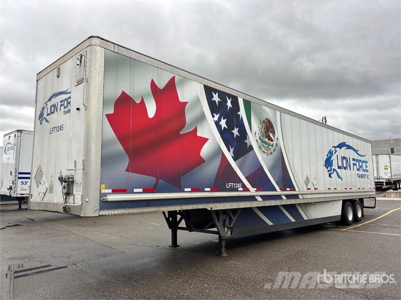 Wabash 53 ft x 102 in T/A Van Trailer Dengtos priekabos