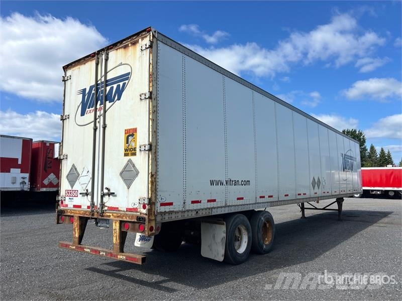 Wabash 53 ft x 102 in T/A Van Trailer Dobozos pótkocsik