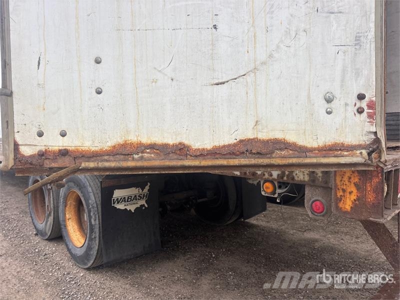 Wabash 53 ft x 102 in T/A Van Trailer Skappåbygg