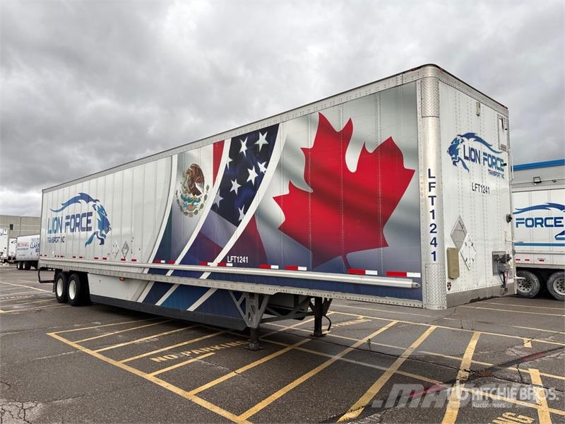 Wabash 53 ft x 102 in T/A Van Trailer Dengtos priekabos