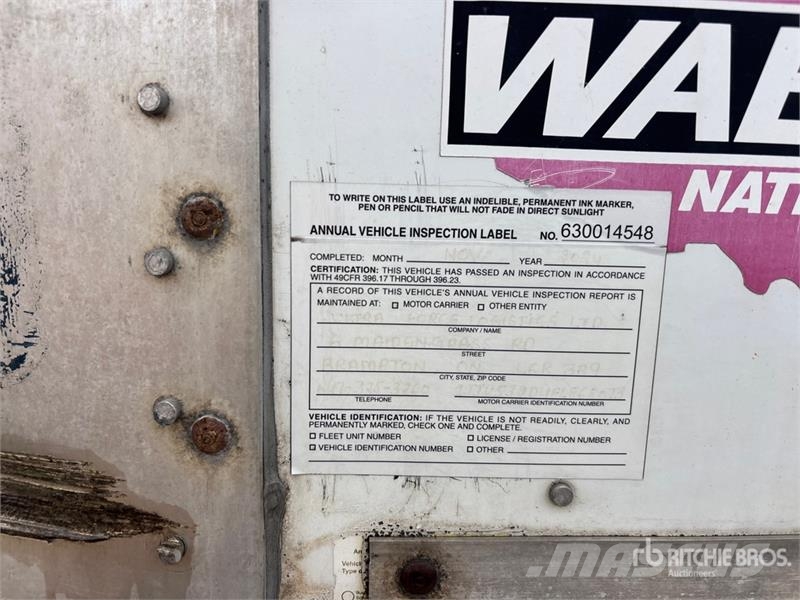 Wabash 53 ft x 102 in T/A Van Trailer Sanduk prikolice
