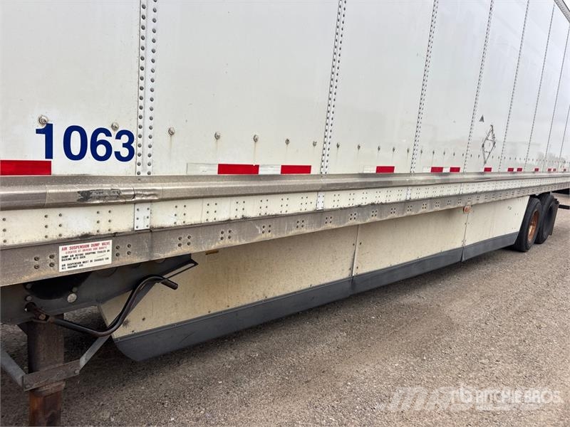 Wabash 53 ft x 102 in T/A Van Trailer Причепи-фургони