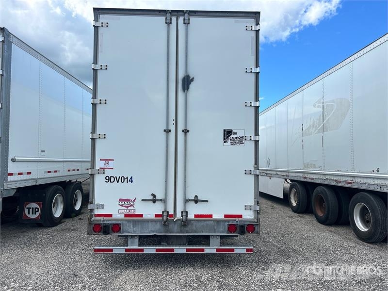Wabash 53 ft x 102 in T/A Van Trailer 박스 바디 트레일러