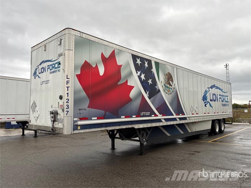 Wabash 53 ft x 102 in T/A Van Trailer Van Body Trailers