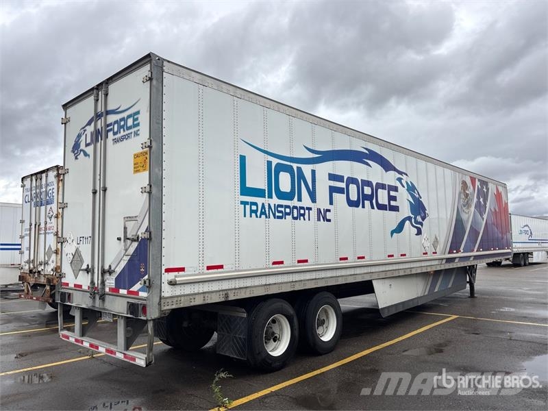 Wabash 53 ft x 102 in T/A Van Trailer Dengtos priekabos