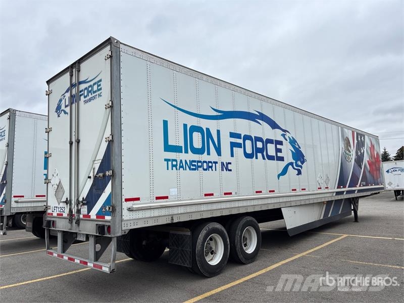 Wabash 53 ft x 102 in T/A Van Trailer ボックスボディートレーラー