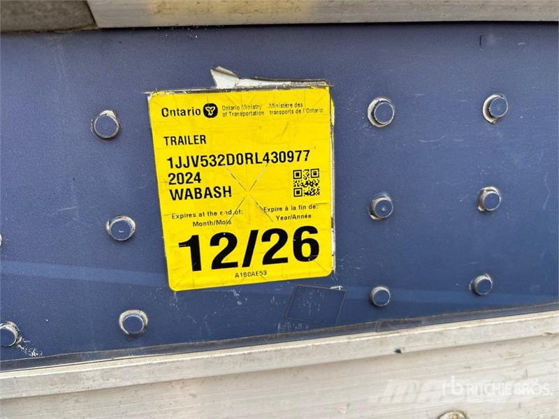 Wabash 53 ft x 102 in T/A Van Trailer Прицепы-фургоны