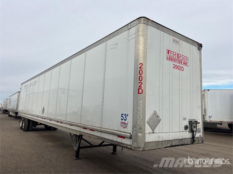 Wabash 53 ft x 102 in T/A Van Trailer Sanduk prikolice