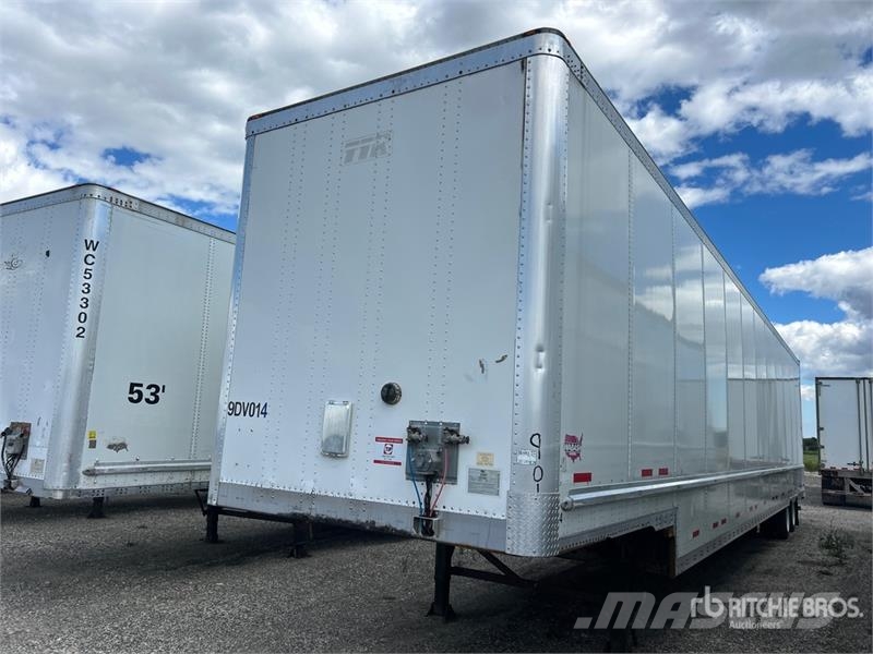 Wabash 53 ft x 102 in T/A Van Trailer 박스 바디 트레일러
