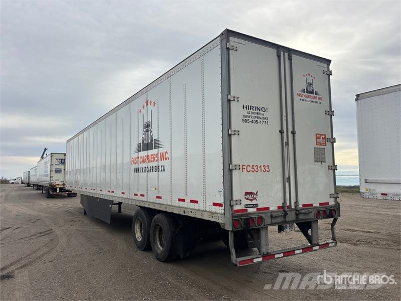 Wabash 53 ft x 102 in T/A Van Trailer Furgons