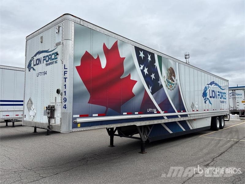 Wabash 53 ft x 102 in T/A Van Trailer Prikolice zabojniki