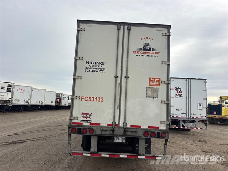 Wabash 53 ft x 102 in T/A Van Trailer Furgons