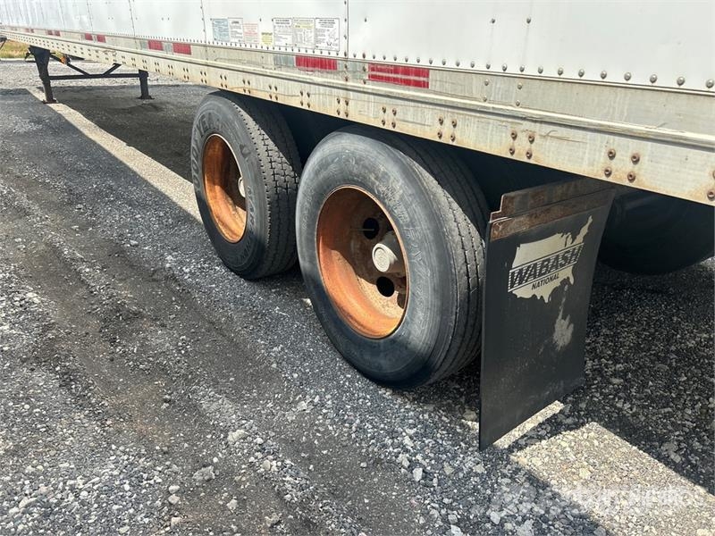 Wabash 53 ft x 102 in T/A Van Trailer Gesloten opbouw trailers