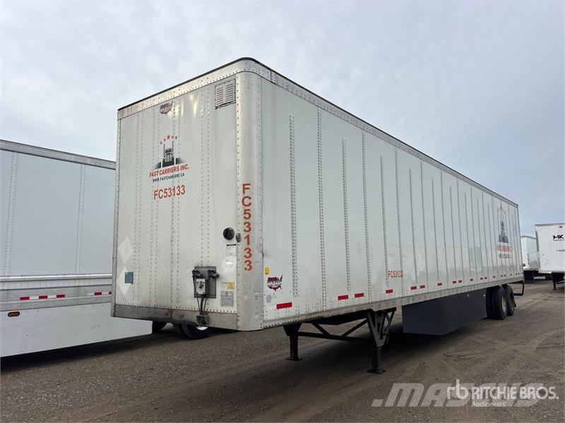 Wabash 53 ft x 102 in T/A Van Trailer Furgons