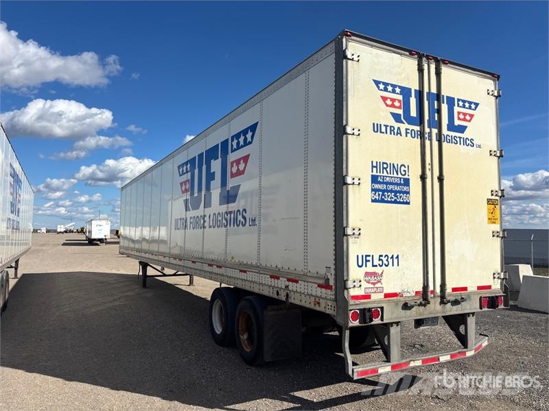 Wabash 53 ft x 102 in T/A Van Trailer ボックスボディートレーラー