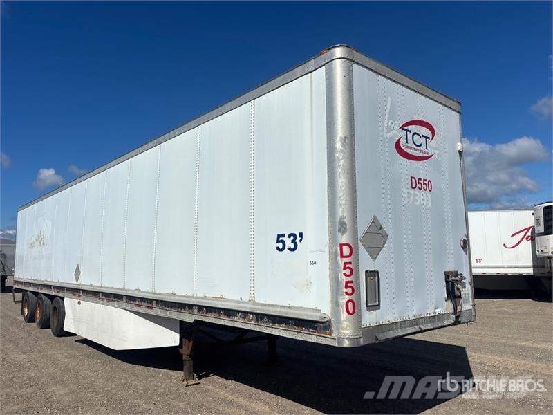 Wabash 53 ft x 102 in Tri/A Van Trailer Sanduk prikolice