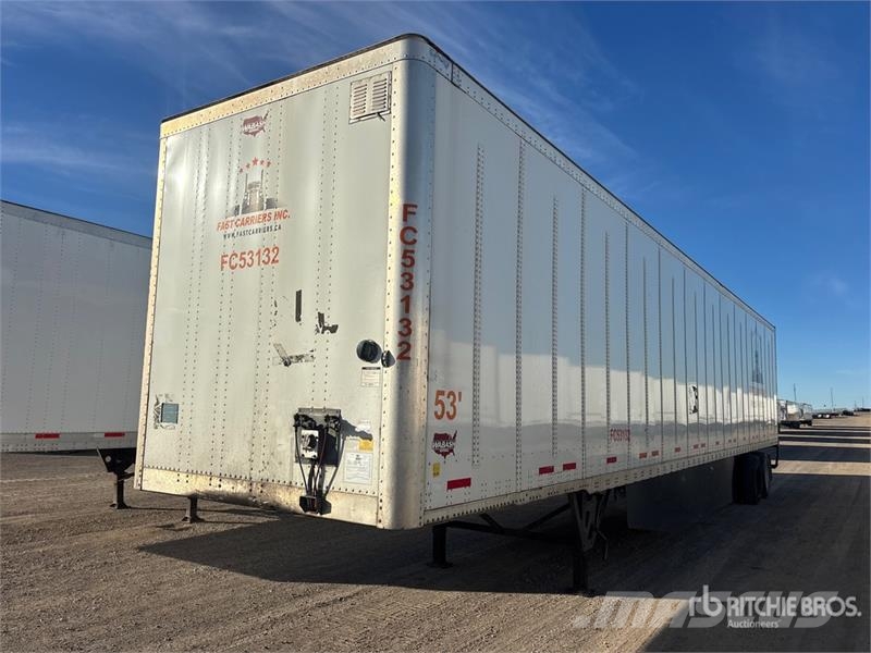 Wabash 53 ft x 102 in T/A Van Trailer Furgoonhaagised