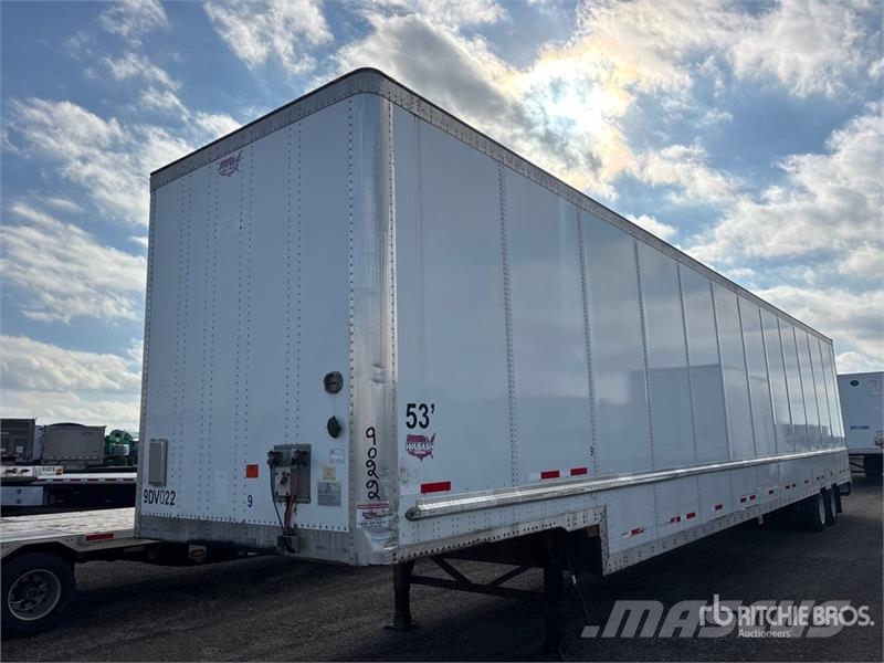 Wabash 53 ft x 102 in T/A Van Trailer Rimorchi cassonati