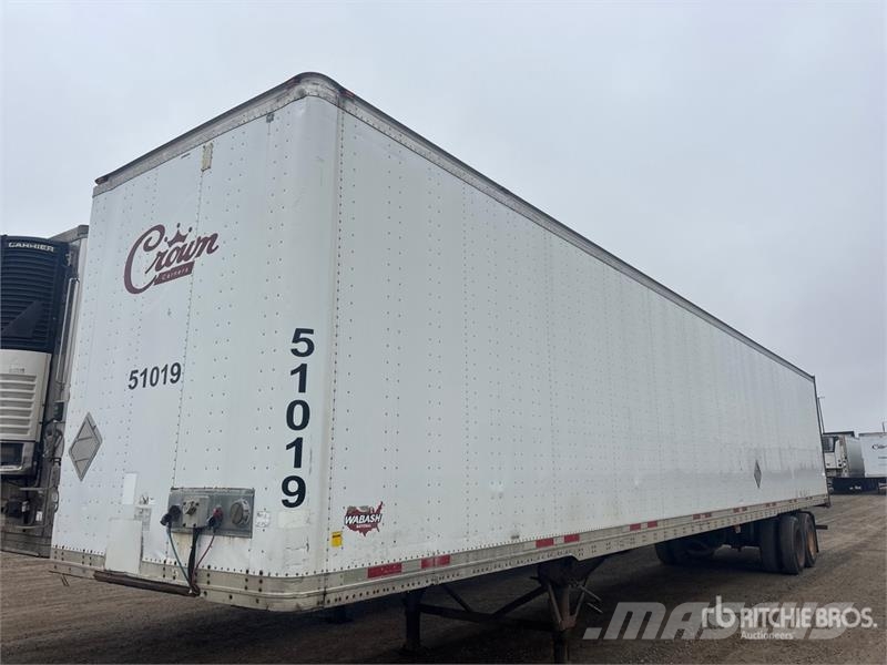 Wabash 53 ft x 102 in T/A Van Trailer Skappåbygg