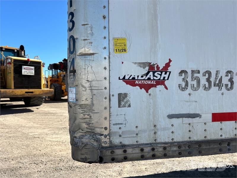 Wabash 53 ft x 102 in Tri/A Van Trailer Prikolice sa sandukom
