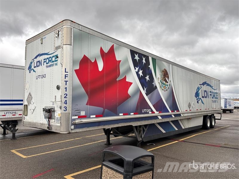 Wabash 53 ft x 102 in T/A Van Trailer Dengtos priekabos