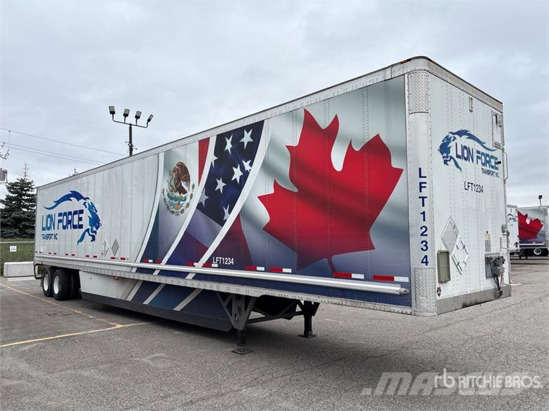 Wabash 53 ft x 102 in T/A Van Trailer Prikolice zabojniki