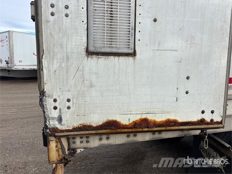 Wabash 53 ft x 102 in T/A Van Trailer Furgons