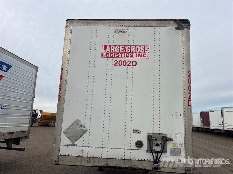 Wabash 53 ft x 102 in T/A Van Trailer Sanduk prikolice