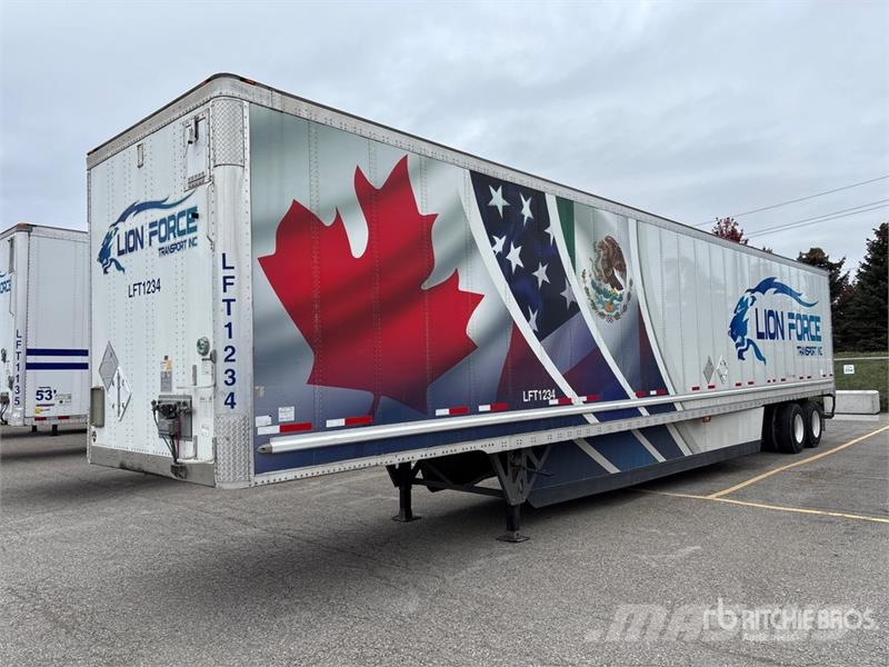 Wabash 53 ft x 102 in T/A Van Trailer Prikolice zabojniki