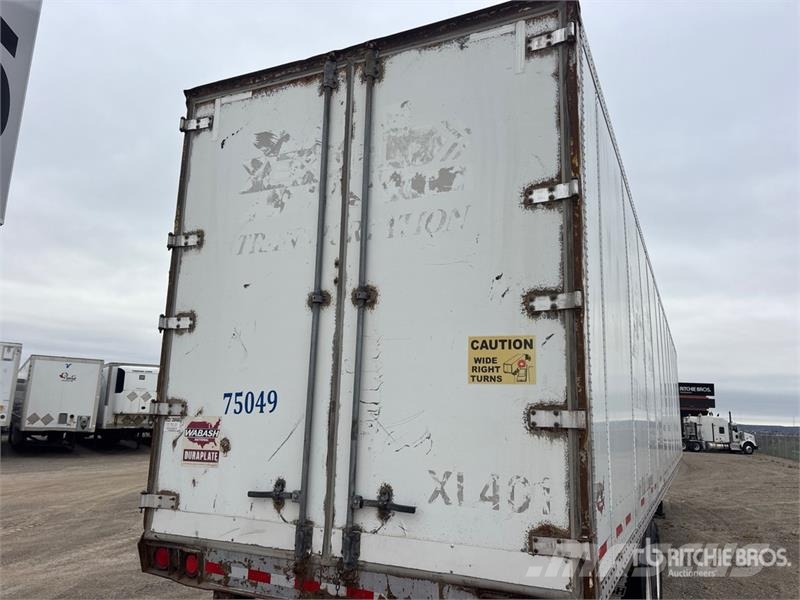 Wabash 53 ft x 102 in T/A Van Trailer Прицепы-фургоны