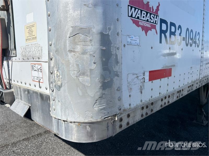 Wabash 53 ft x 102 in Tri/A Van Trailer Sanduk prikolice