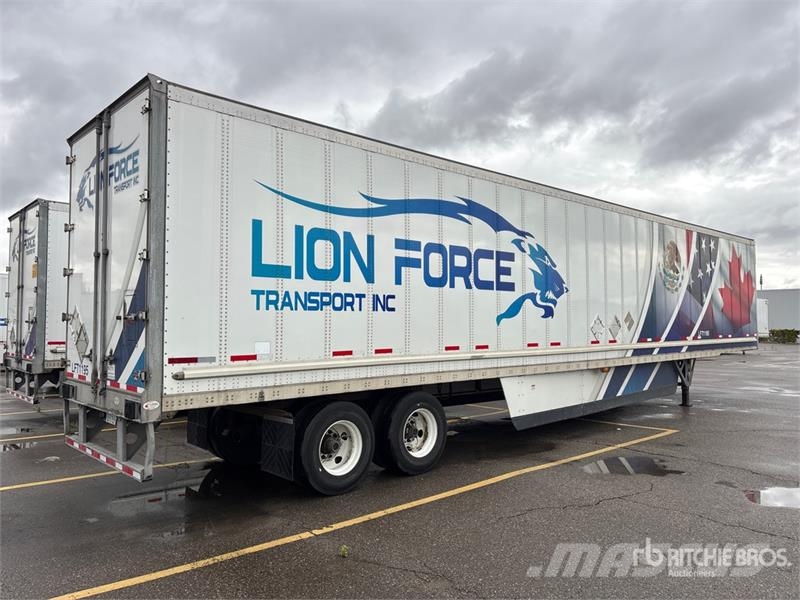 Wabash 53 ft x 102 in T/A Van Trailer Dengtos priekabos