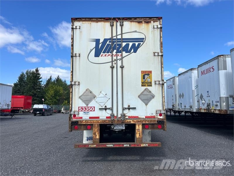 Wabash 53 ft x 102 in T/A Van Trailer Skappåbygg