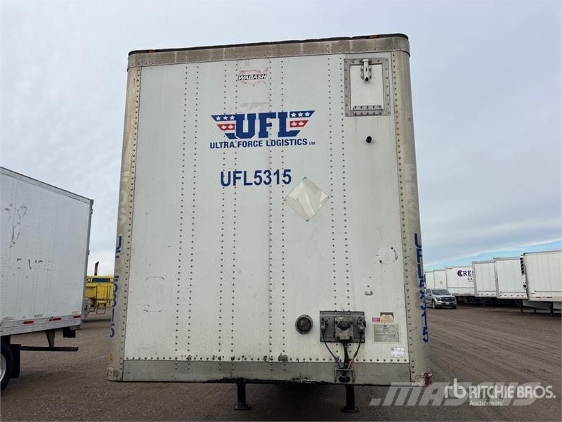Wabash 53 ft x 102 in T/A Van Trailer Furgons